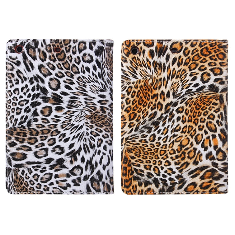 Leopard Texture Protective PU Leather Case with Sleep / Wake-up Function for iPad mini 1 / 2 / 3