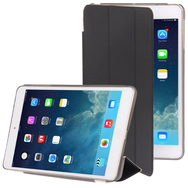 3-folding Slim Smart Cover Companion Case with Sleep & Wake-up Function for iPad mini 1 / 2 / 3