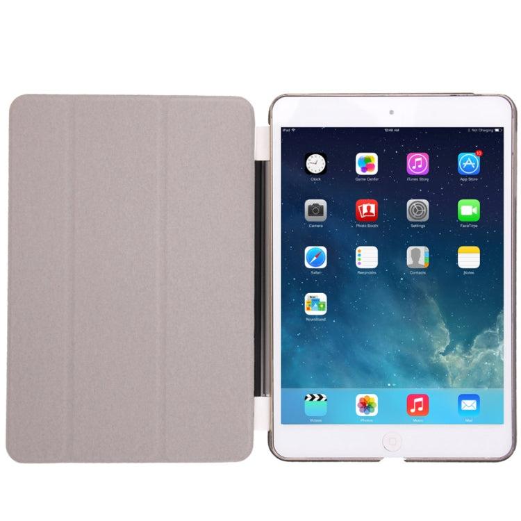 3-folding Slim Smart Cover Companion Case with Sleep & Wake-up Function for iPad mini 1 / 2 / 3