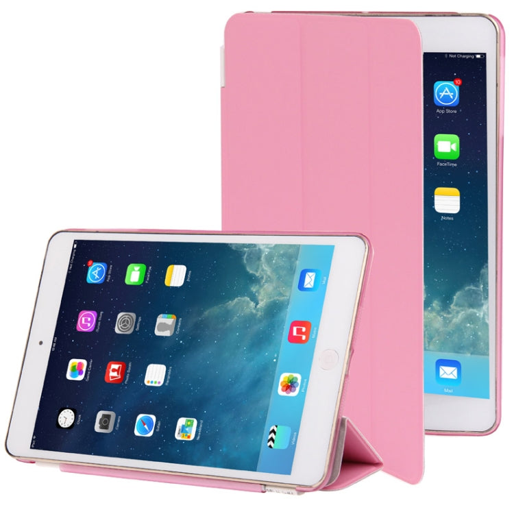 3-folding Slim Smart Cover Companion Case with Sleep & Wake-up Function for iPad mini 1 / 2 / 3