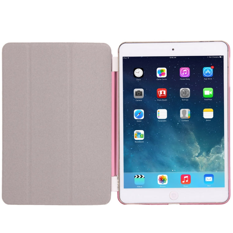 3-folding Slim Smart Cover Companion Case with Sleep & Wake-up Function for iPad mini 1 / 2 / 3