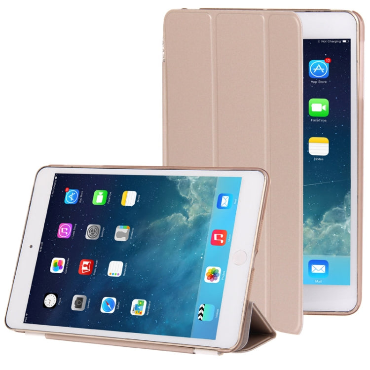 3-folding Slim Smart Cover Companion Case with Sleep & Wake-up Function for iPad mini 1 / 2 / 3
