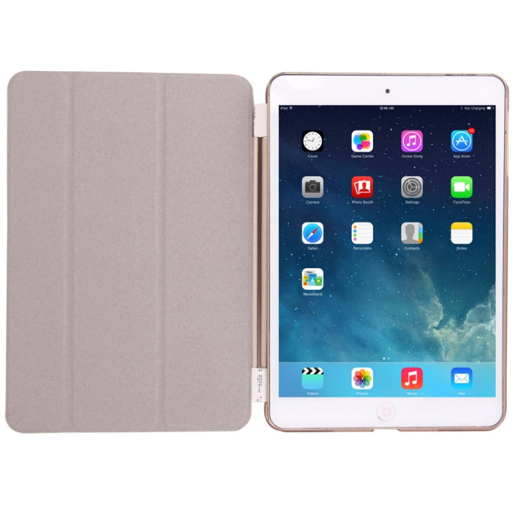 3-folding Slim Smart Cover Companion Case with Sleep & Wake-up Function for iPad mini 1 / 2 / 3