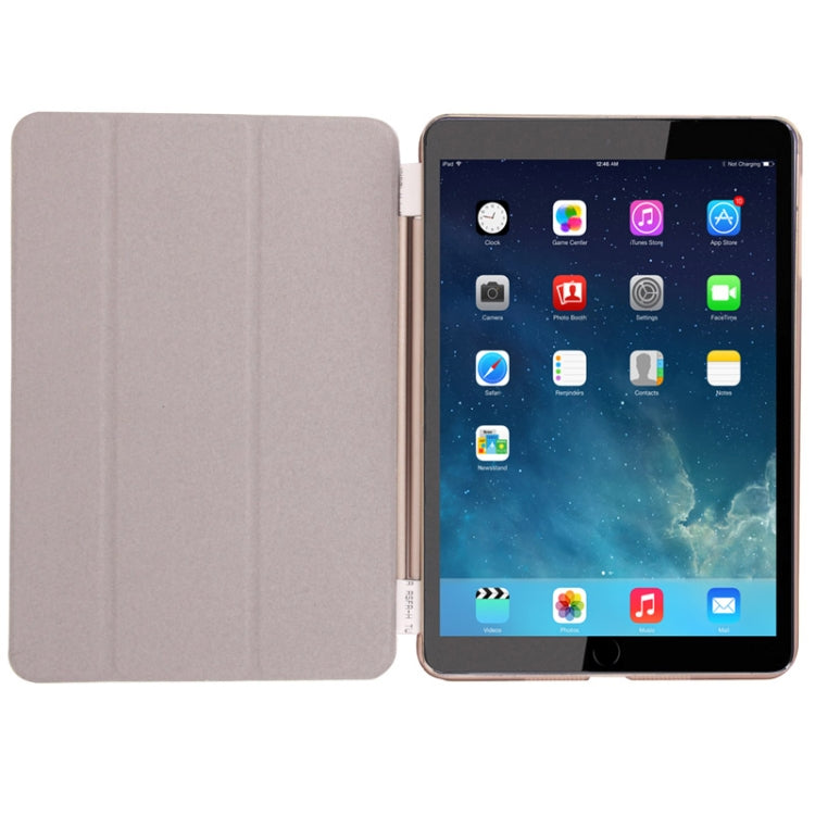 3-folding Slim Smart Cover Companion Case with Sleep & Wake-up Function for iPad mini 1 / 2 / 3