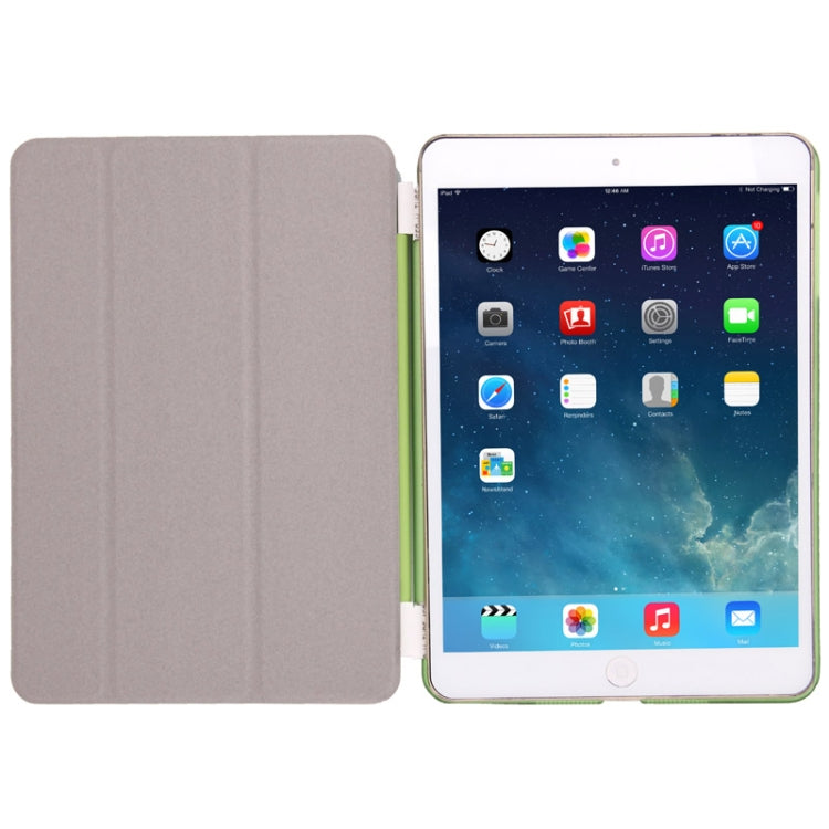3-folding Slim Smart Cover Companion Case with Sleep & Wake-up Function for iPad mini 1 / 2 / 3