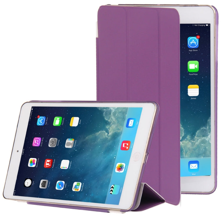 3-folding Slim Smart Cover Companion Case with Sleep & Wake-up Function for iPad mini 1 / 2 / 3