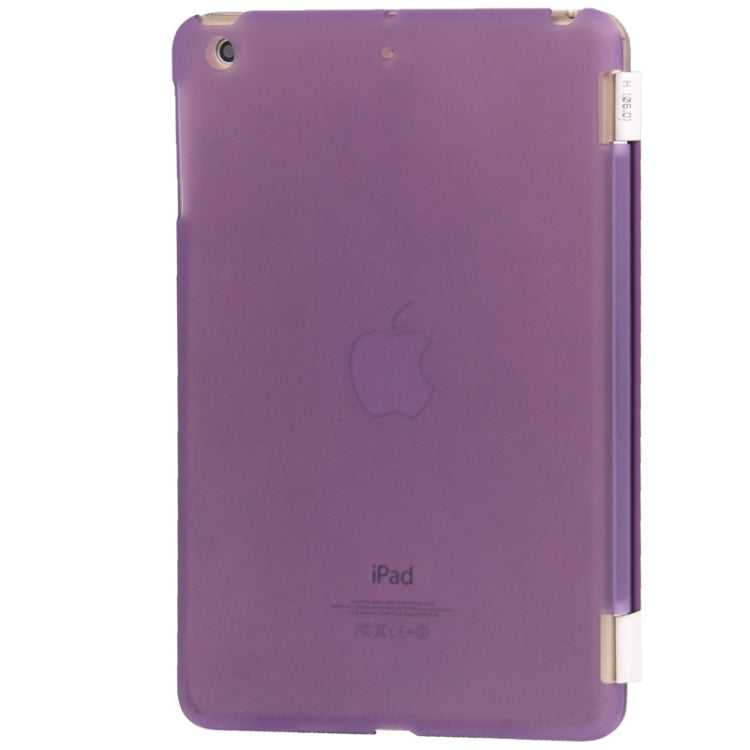3-folding Slim Smart Cover Companion Case with Sleep & Wake-up Function for iPad mini 1 / 2 / 3