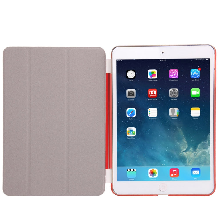 3-folding Slim Smart Cover Companion Case with Sleep & Wake-up Function for iPad mini 1 / 2 / 3