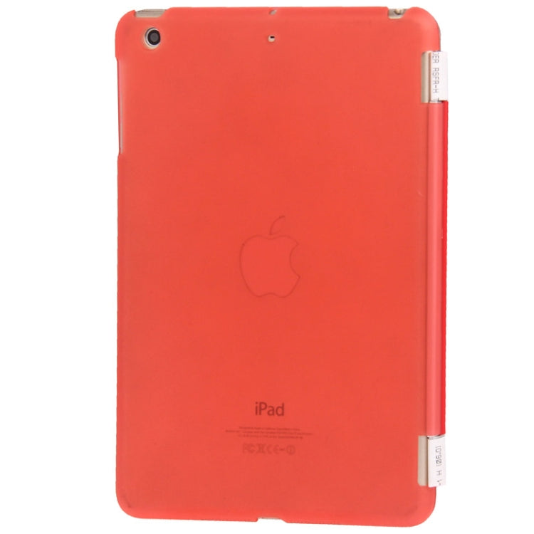 3-folding Slim Smart Cover Companion Case with Sleep & Wake-up Function for iPad mini 1 / 2 / 3