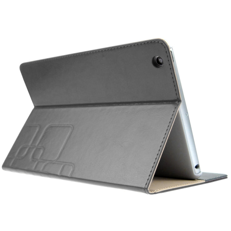 ENKAY Crazy Horse Texture Embossing Pattern Protective PU Leather Case with Sleep / Wake-up Function & Credit Card Slots for iPad mini 1 / 2 / 3