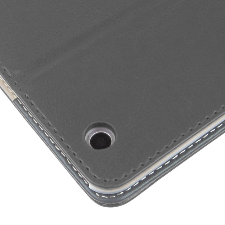 ENKAY Crazy Horse Texture Embossing Pattern Protective PU Leather Case with Sleep / Wake-up Function & Credit Card Slots for iPad mini 1 / 2 / 3