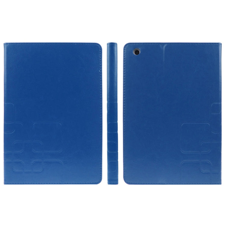 ENKAY Crazy Horse Texture Embossing Pattern Protective PU Leather Case with Sleep / Wake-up Function & Credit Card Slots for iPad mini 1 / 2 / 3