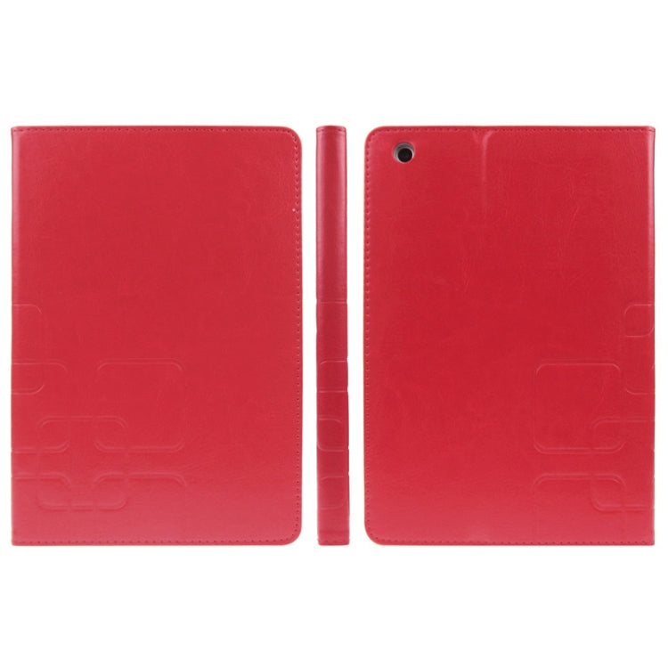 ENKAY Crazy Horse Texture Embossing Pattern Protective PU Leather Case with Sleep / Wake-up Function & Credit Card Slots for iPad mini 1 / 2 / 3