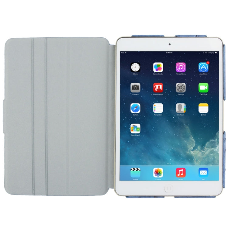 Wasswey Series Ostrich Skin Texture Leather Case for iPad mini 1 / 2 / 3