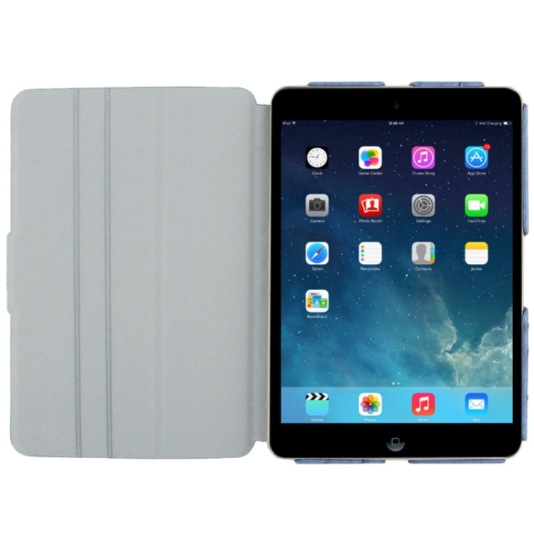 Wasswey Series Ostrich Skin Texture Leather Case for iPad mini 1 / 2 / 3