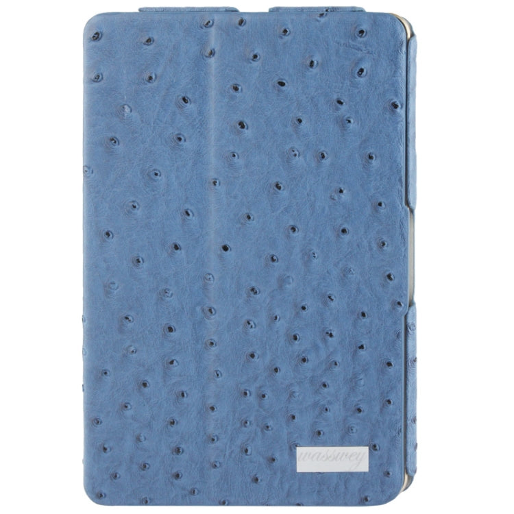 Wasswey Series Ostrich Skin Texture Leather Case for iPad mini 1 / 2 / 3