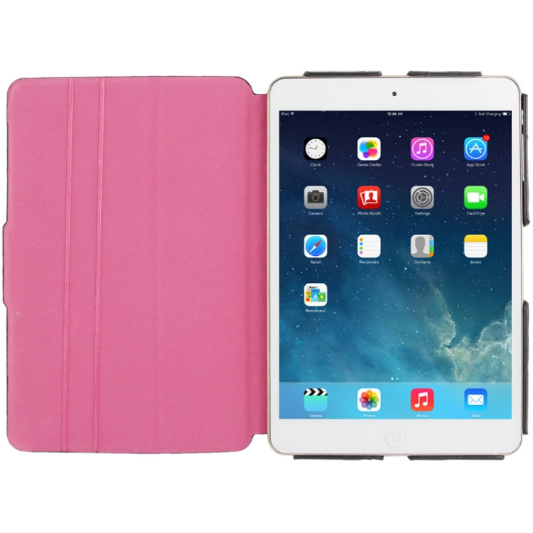 Wasswey Series Ostrich Skin Texture Leather Case for iPad mini 1 / 2 / 3
