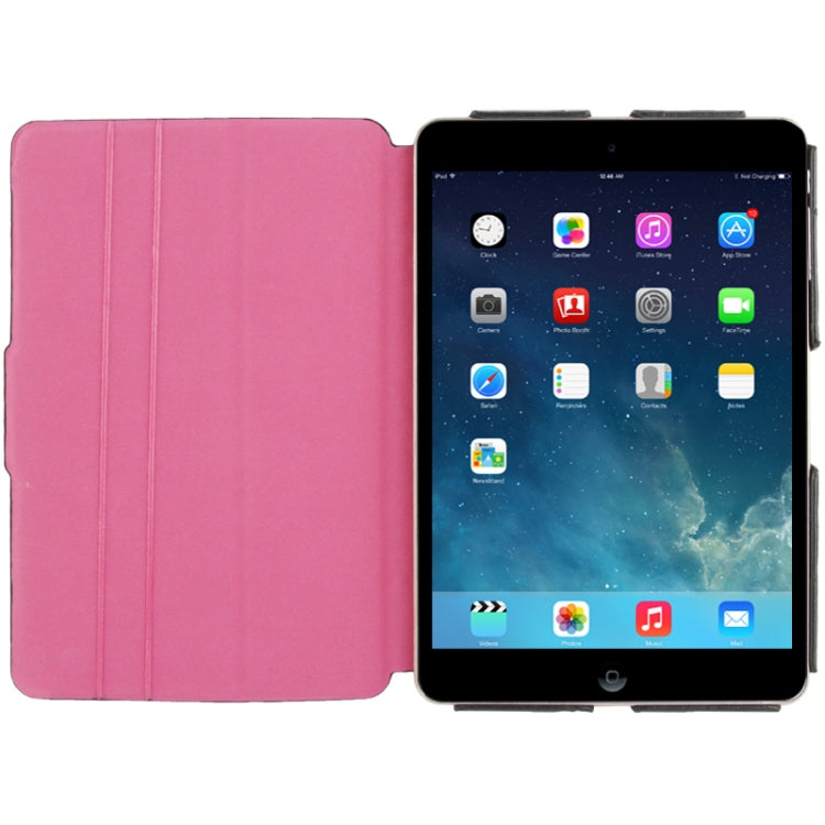 Wasswey Series Ostrich Skin Texture Leather Case for iPad mini 1 / 2 / 3