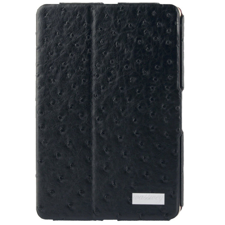 Wasswey Series Ostrich Skin Texture Leather Case for iPad mini 1 / 2 / 3