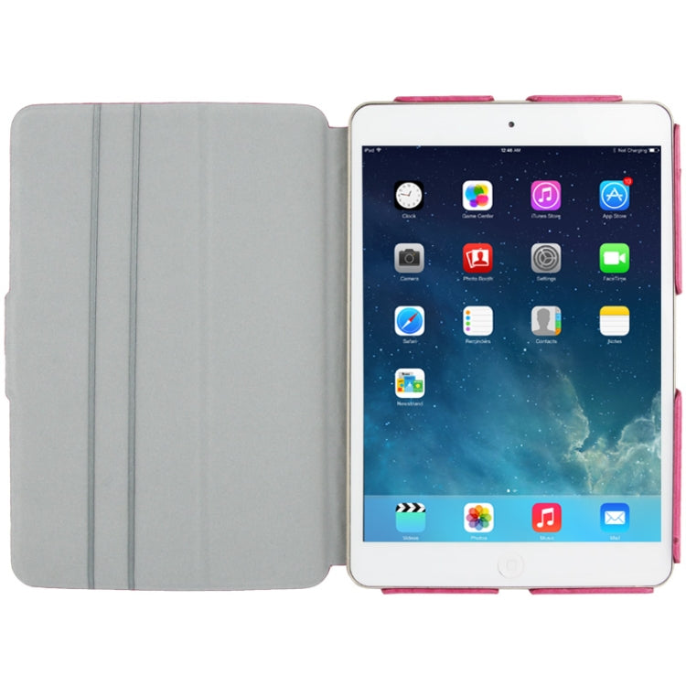 Wasswey Series Ostrich Skin Texture Leather Case for iPad mini 1 / 2 / 3