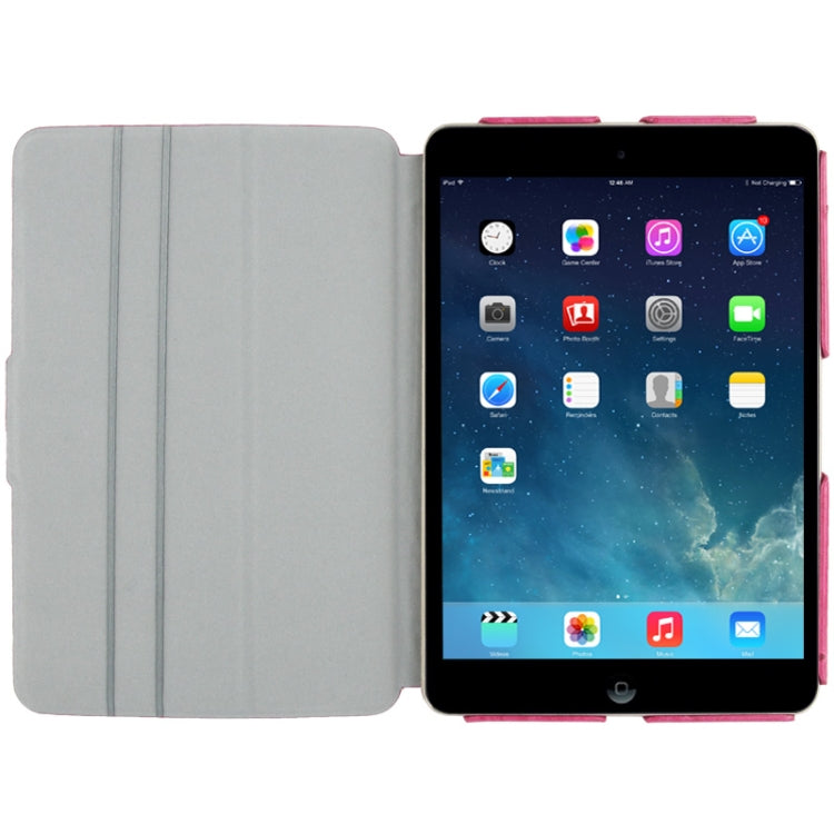 Wasswey Series Ostrich Skin Texture Leather Case for iPad mini 1 / 2 / 3