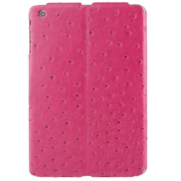 Wasswey Series Ostrich Skin Texture Leather Case for iPad mini 1 / 2 / 3