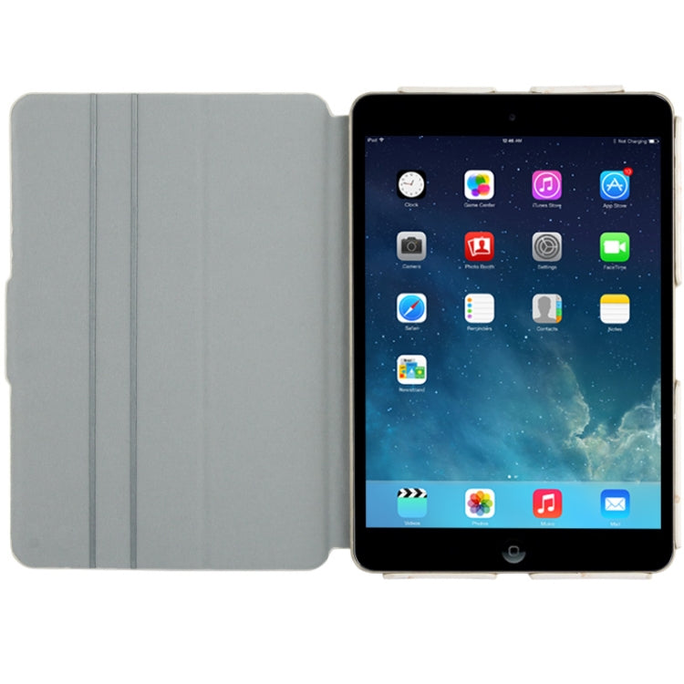 Wasswey Series Ostrich Skin Texture Leather Case for iPad mini 1 / 2 / 3