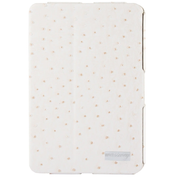Wasswey Series Ostrich Skin Texture Leather Case for iPad mini 1 / 2 / 3