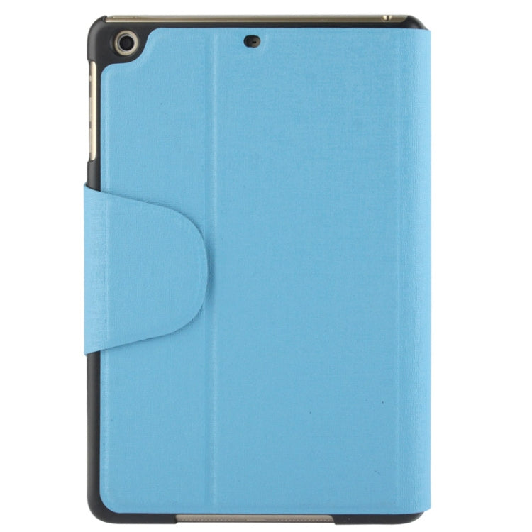 Linen Texture Magnetic Buckle Leather Case with Credit Card Slot & Holder for iPad mini 1 / 2 / 3