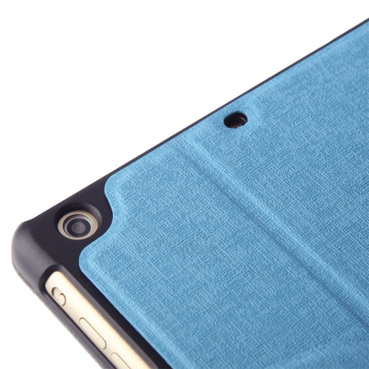 Linen Texture Magnetic Buckle Leather Case with Credit Card Slot & Holder for iPad mini 1 / 2 / 3