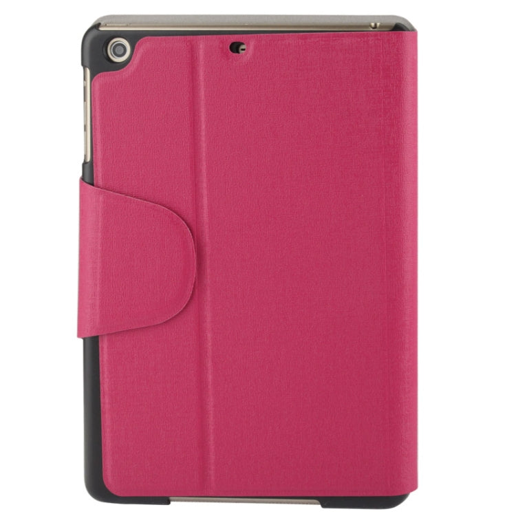 Linen Texture Magnetic Buckle Leather Case with Credit Card Slot & Holder for iPad mini 1 / 2 / 3