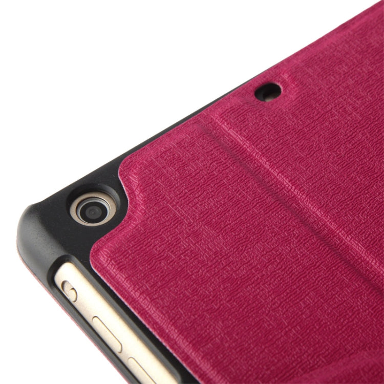 Linen Texture Magnetic Buckle Leather Case with Credit Card Slot & Holder for iPad mini 1 / 2 / 3
