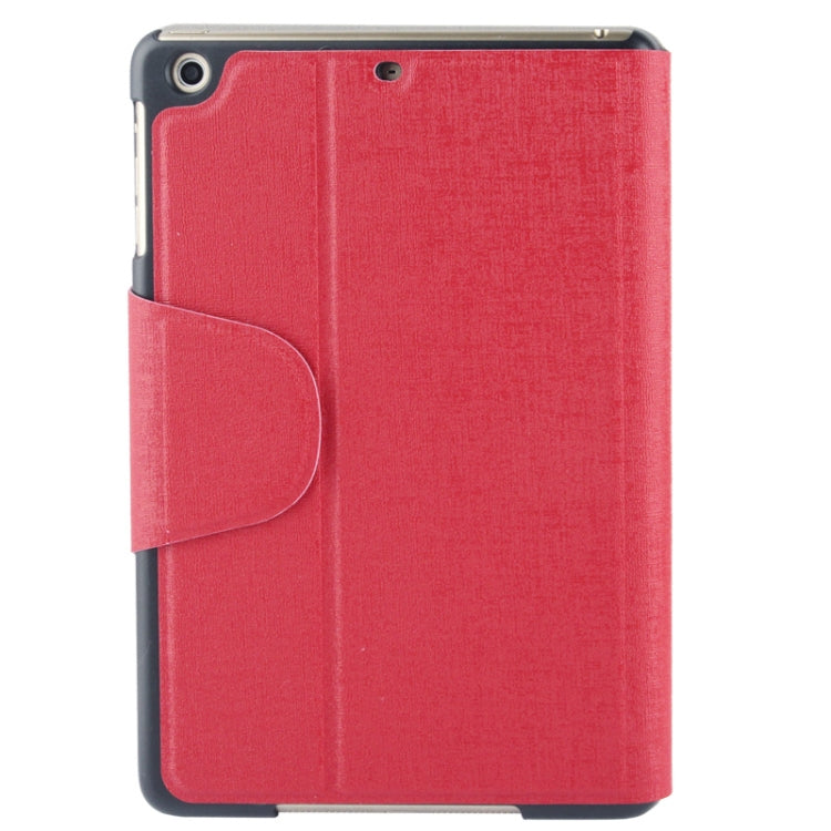 Linen Texture Magnetic Buckle Leather Case with Credit Card Slot & Holder for iPad mini 1 / 2 / 3