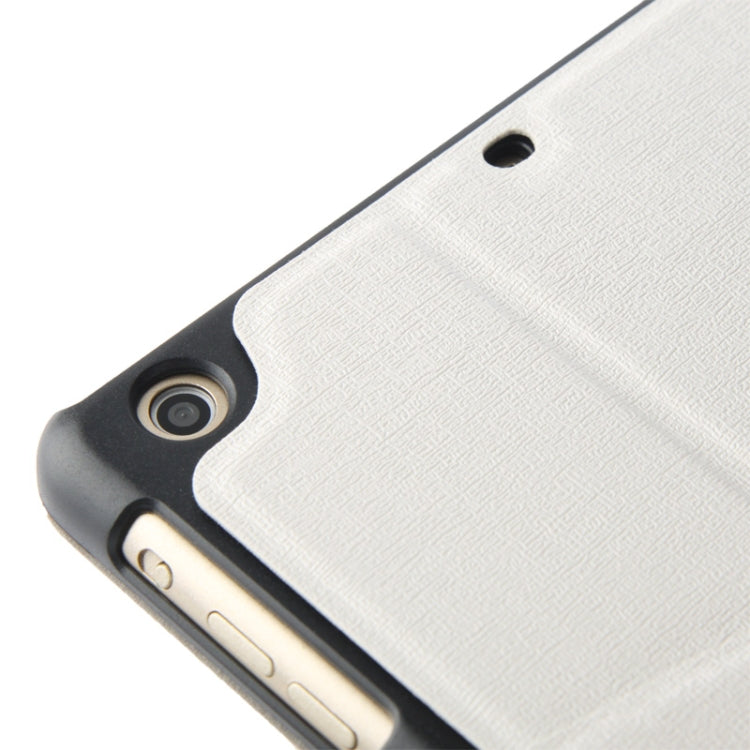 Linen Texture Magnetic Buckle Leather Case with Credit Card Slot & Holder for iPad mini 1 / 2 / 3