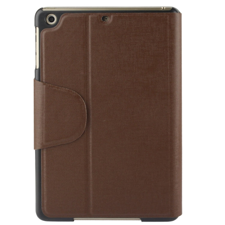 Linen Texture Magnetic Buckle Leather Case with Credit Card Slot & Holder for iPad mini 1 / 2 / 3