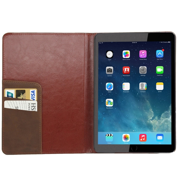 Crazy Horse Texture Leather Case with Card Slots & Holder & Wallet & Sleep Function for iPad mini 3 / mini 2 Retina(Coffee)