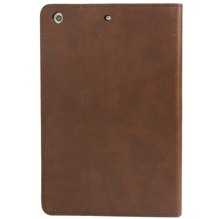 Crazy Horse Texture Leather Case with Card Slots & Holder & Wallet & Sleep Function for iPad mini 3 / mini 2 Retina(Coffee)