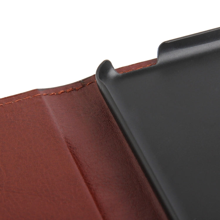 Crazy Horse Texture Leather Case with Card Slots & Holder & Wallet & Sleep Function for iPad mini 3 / mini 2 Retina(Coffee)