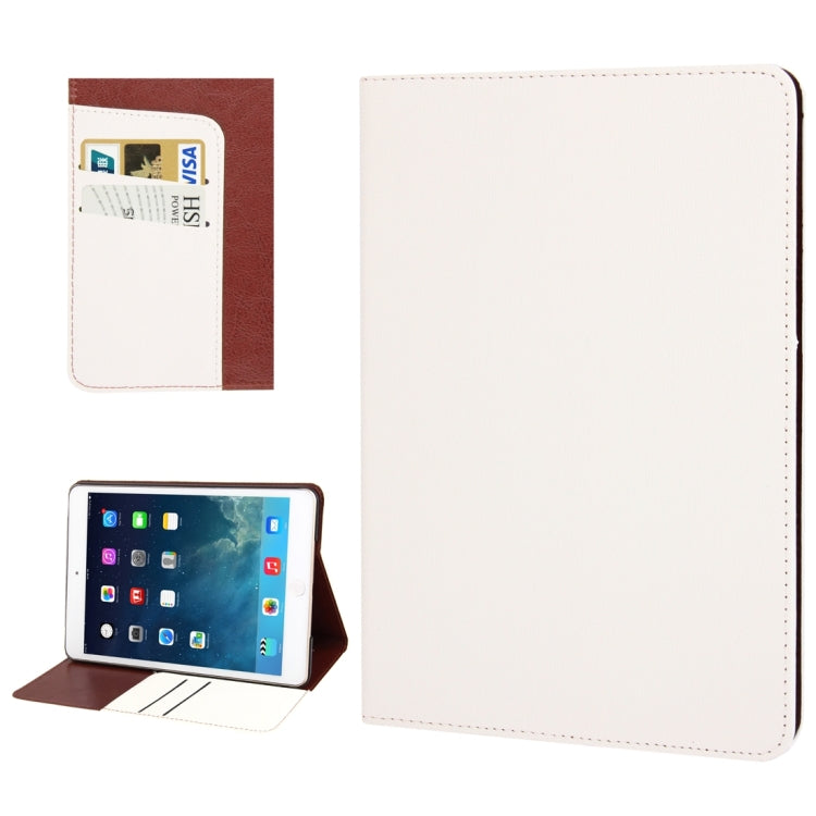 Linen Texture Leather Case with Credit Card Slot & Holder for iPad mini / mini 2 Retina