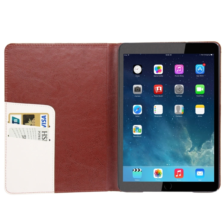 Linen Texture Leather Case with Credit Card Slot & Holder for iPad mini / mini 2 Retina