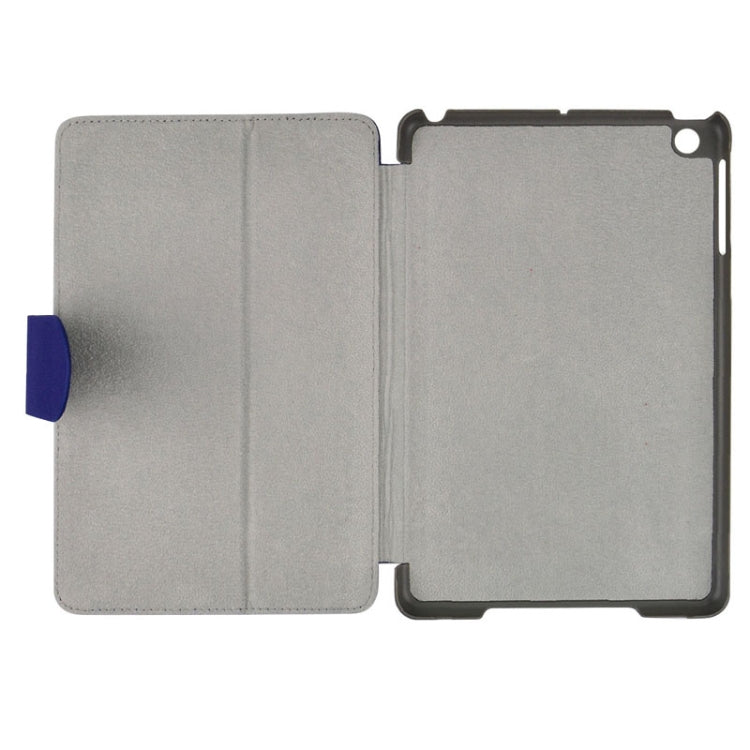 Cloth Texture Leather Case with Holder & Sleep / Wake up Function for iPad mini 1 / 2 / 3