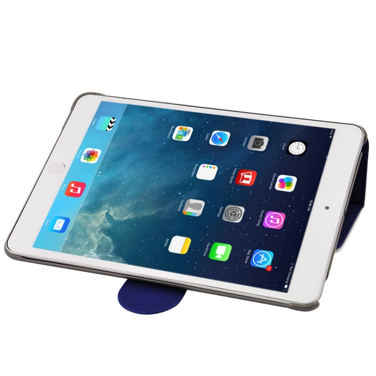 Cloth Texture Leather Case with Holder & Sleep / Wake up Function for iPad mini 1 / 2 / 3