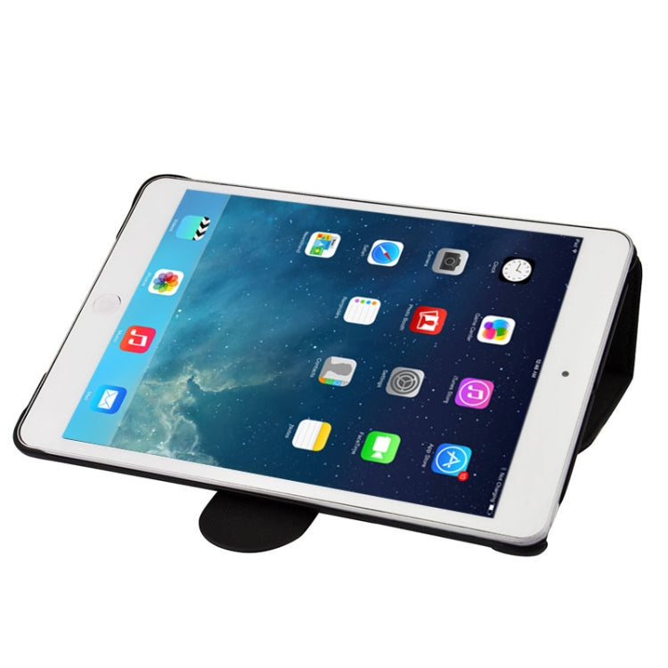 Cloth Texture Leather Case with Holder & Sleep / Wake up Function for iPad mini 1 / 2 / 3