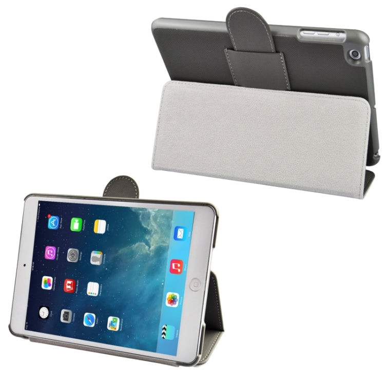 Cloth Texture Leather Case with Holder & Sleep / Wake up Function for iPad mini 1 / 2 / 3