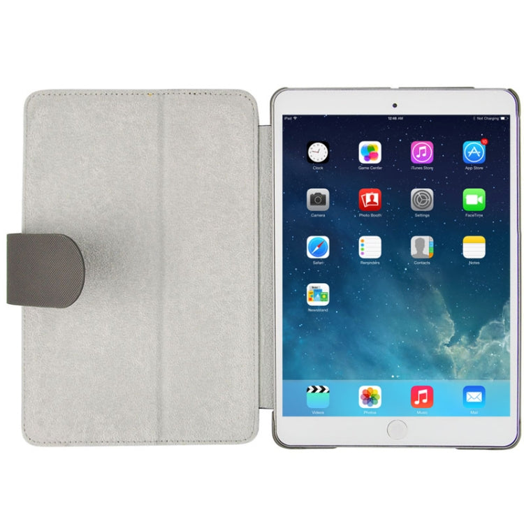 Cloth Texture Leather Case with Holder & Sleep / Wake up Function for iPad mini 1 / 2 / 3