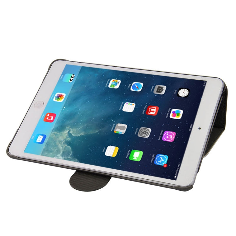Cloth Texture Leather Case with Holder & Sleep / Wake up Function for iPad mini 1 / 2 / 3