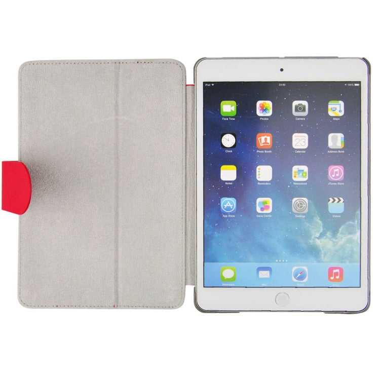 Cloth Texture Leather Case with Holder & Sleep / Wake up Function for iPad mini 1 / 2 / 3