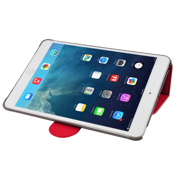 Cloth Texture Leather Case with Holder & Sleep / Wake up Function for iPad mini 1 / 2 / 3