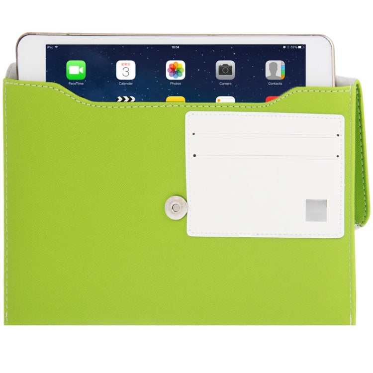 Envelope Handbag Style Cross Texture Leather Bag / Carry Bag with Credit Card Slot for iPad mini 1 / 2 / 3 / Galaxy Tab / P3100 / P3200 / T3200 / N5100