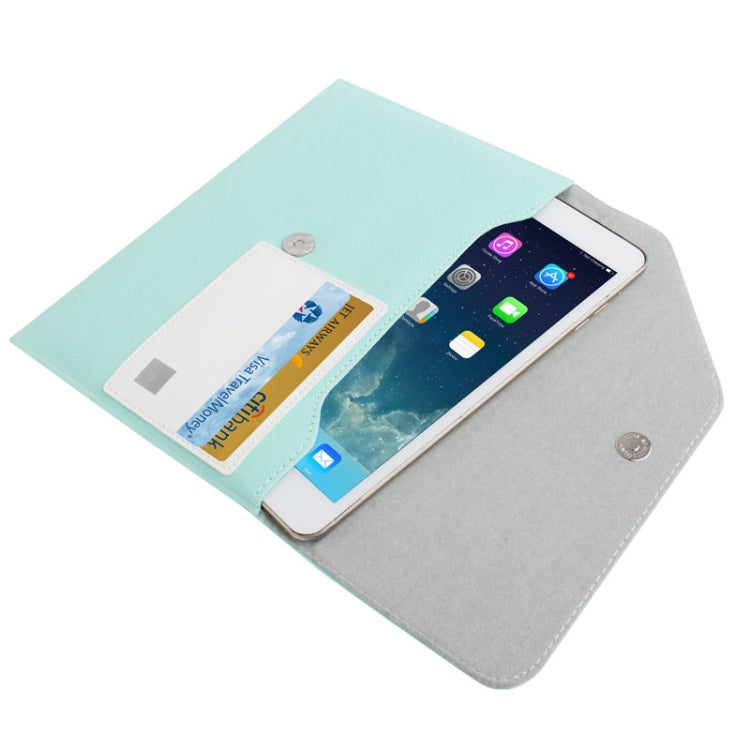 Envelope Handbag Style Cross Texture Leather Bag / Carry Bag with Credit Card Slot for iPad mini 1 / 2 / 3 / Galaxy Tab / P3100 / P3200 / T3200 / N5100